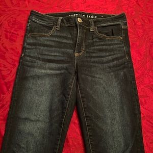 American eagle size 8. Dark wash jean